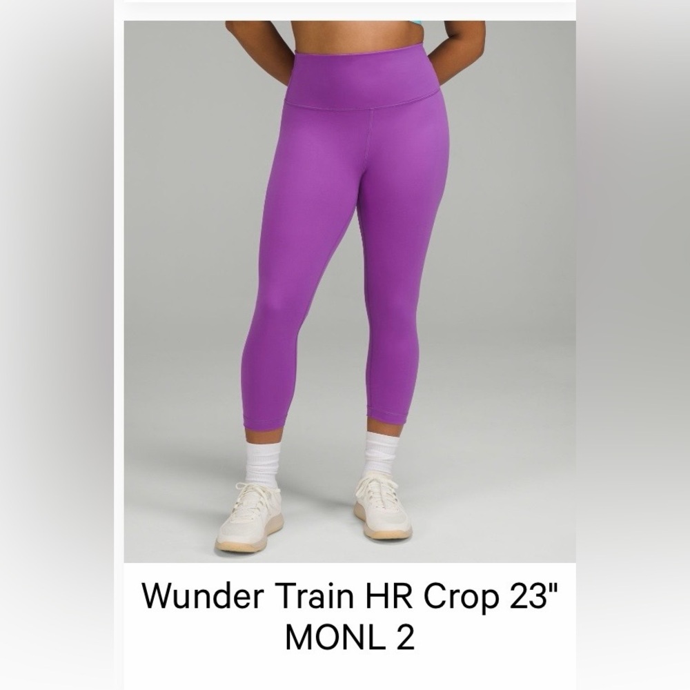 Lululemon Wunder Train HR Crop 23”